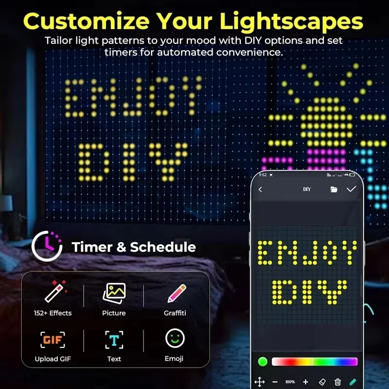 Smart LED Curtain Lights RGB A - Home Decor Free App 评论和价格