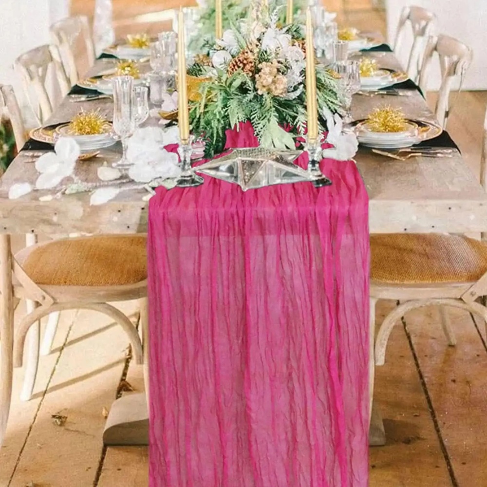 1Pcs Creative Bohemian Style P - Linen Table Runner 评论和价格