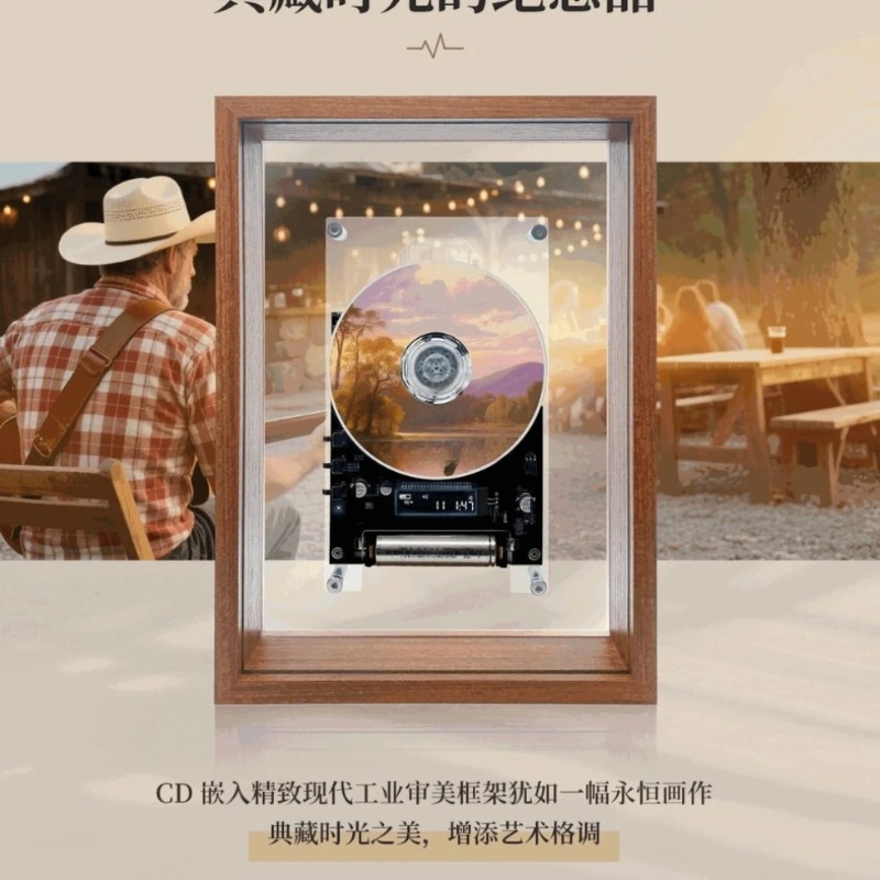 Player Transparent acrylic wal - Bamboo Photo Frame 评论和价格