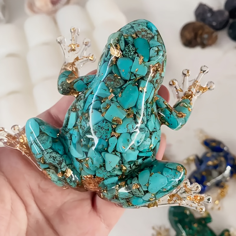 1pc Crystal Glue Making Frog,  - Home Decor Y2K 评论和价格