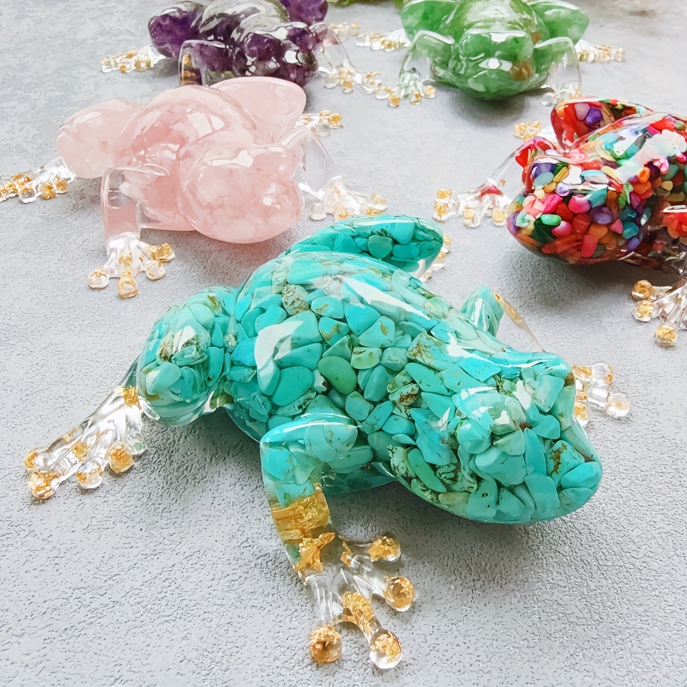 1pc Crystal Glue Making Frog,  - Home Decor Y2K 评论和价格