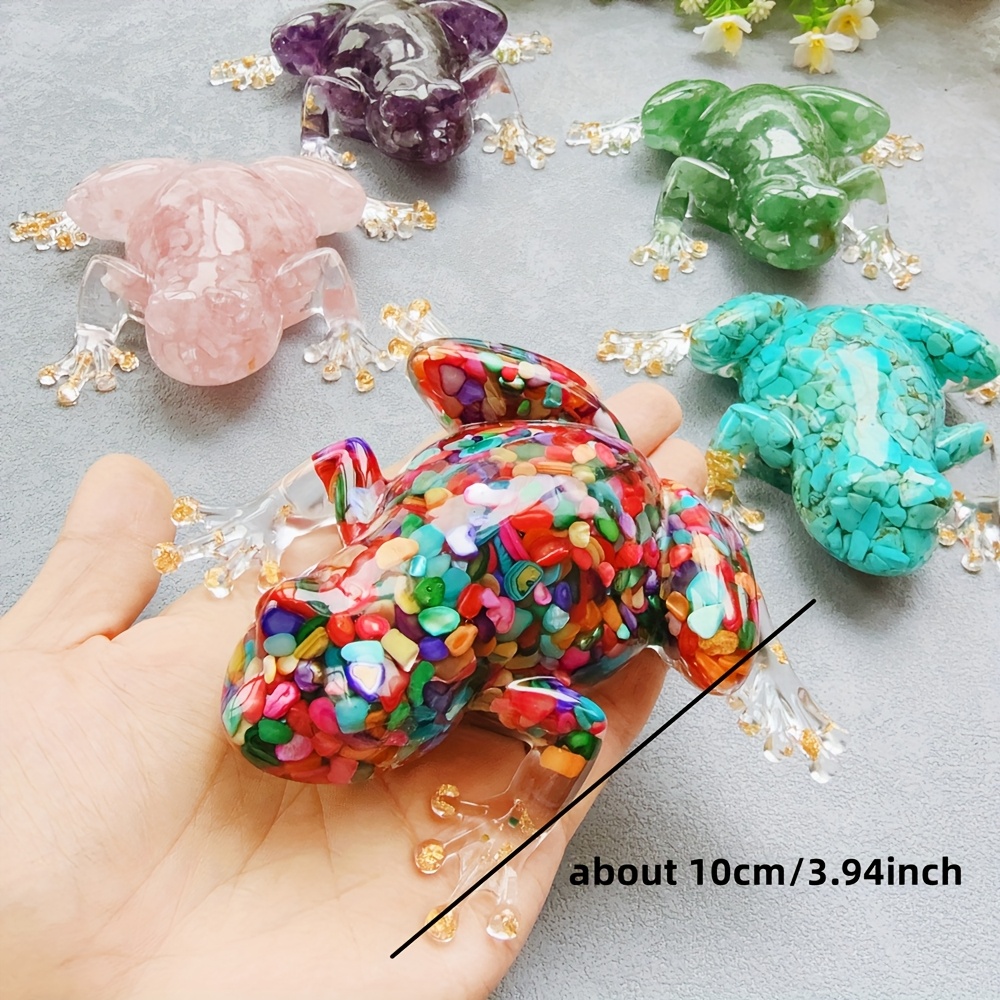 1pc Crystal Glue Making Frog,  - Home Decor Y2K 评论和价格