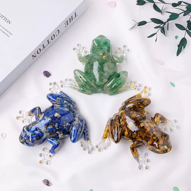 1pc Crystal Glue Making Frog,  - Home Decor Y2K 评论和价格