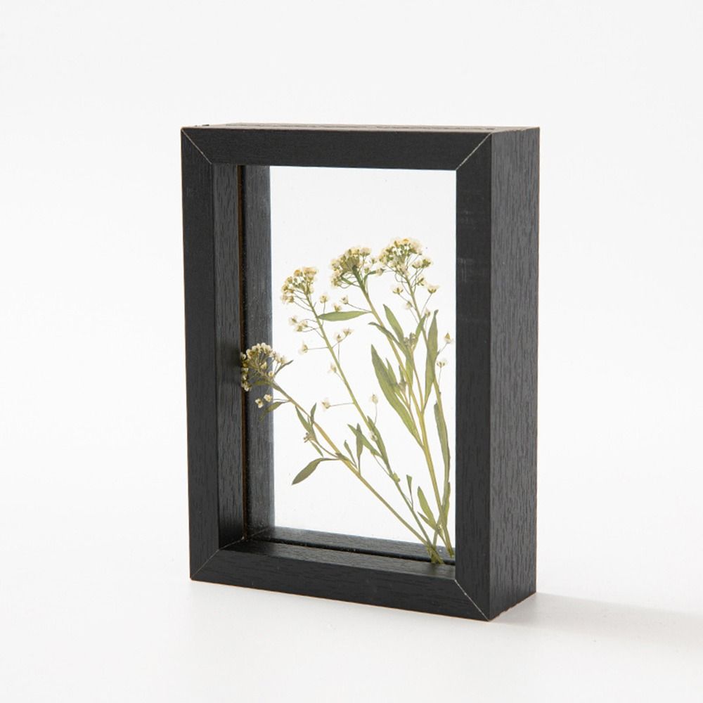 Wooden Glass Leaf Specimen Fra - Bamboo Photo Frame 评论和价格