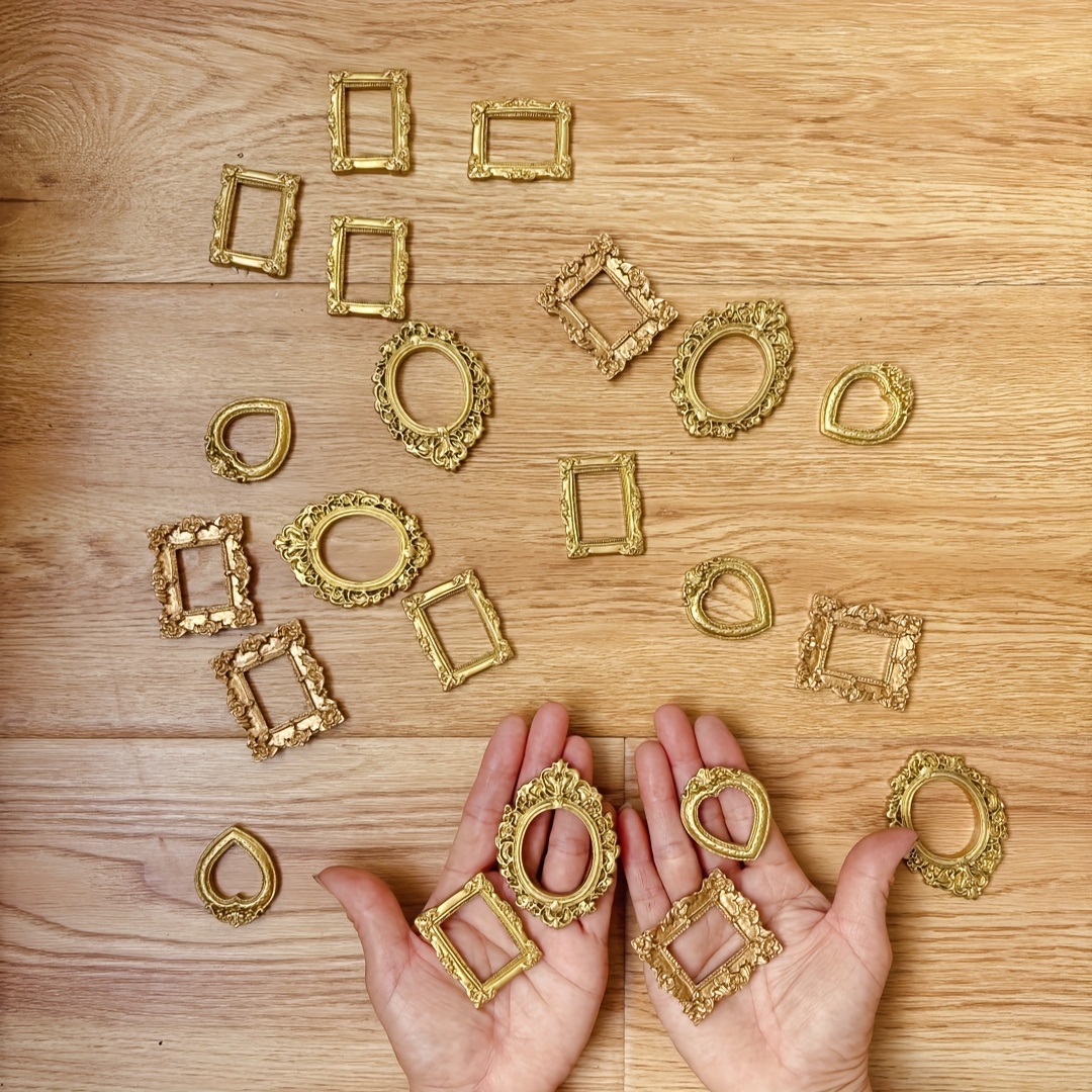 12pcs Vintage Mini Picture Fra - Bamboo Photo Frame 评论和价格