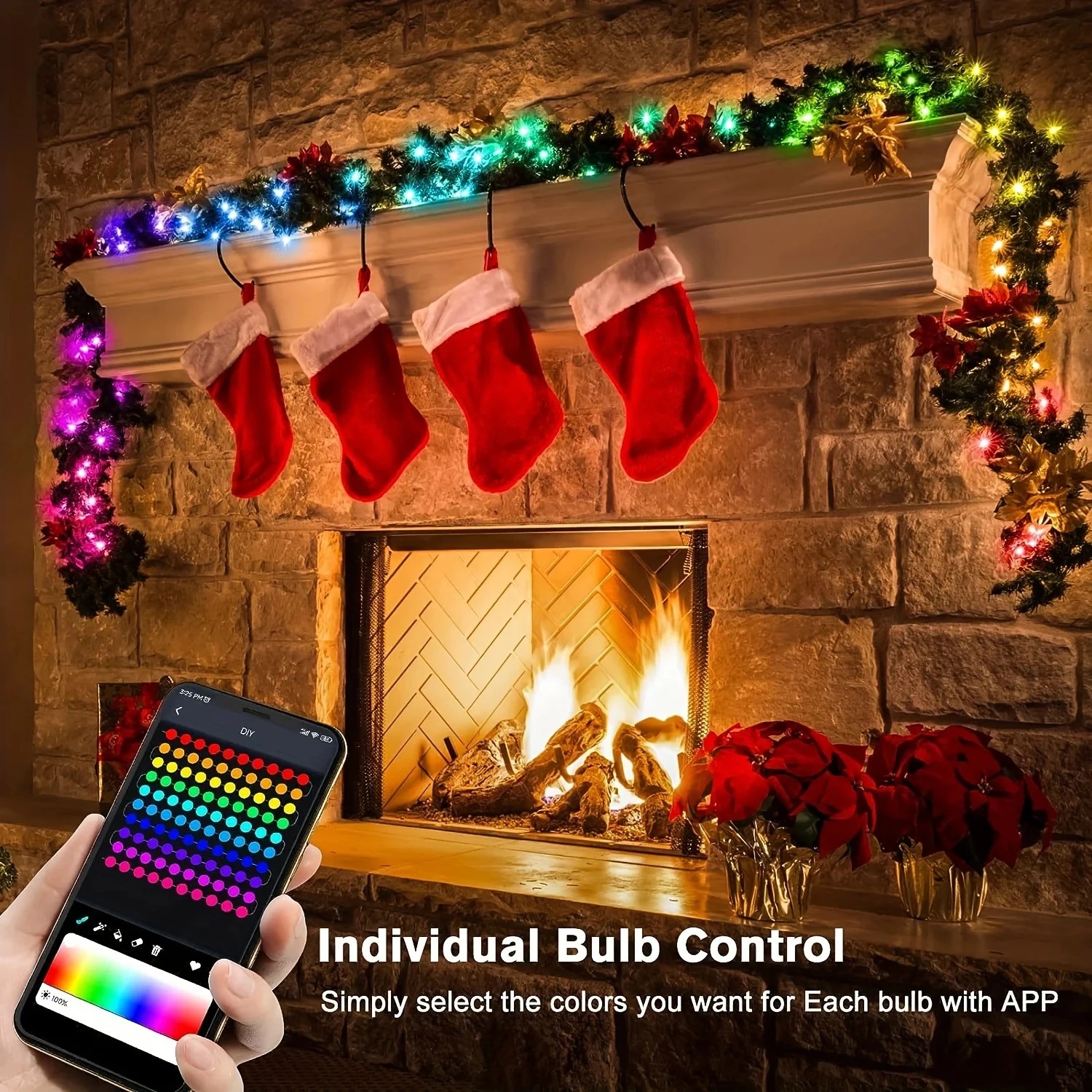Waterproof WS2812B LED String  - Home Decor Free App 评论和价格