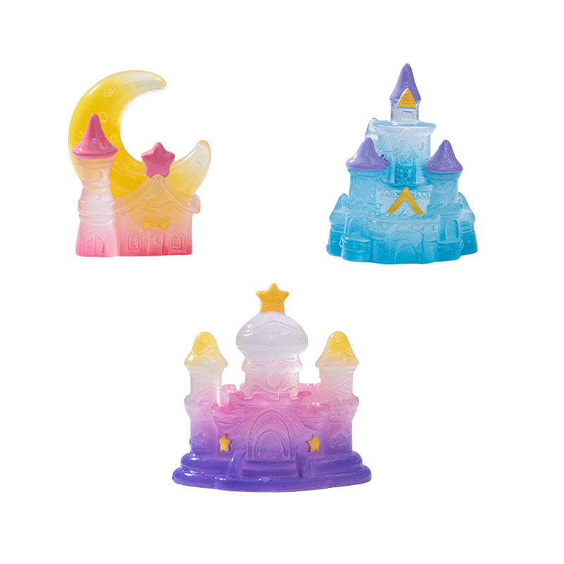 1Pcs Luminous Mini Castle Micr - Home Decor Za 评论和价格