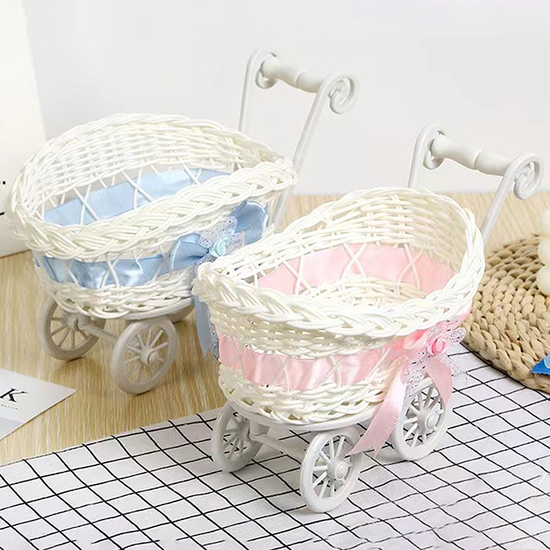 1Pcs Basket Baby Cart Stroller - Rattan Plant Basket 评论和价格
