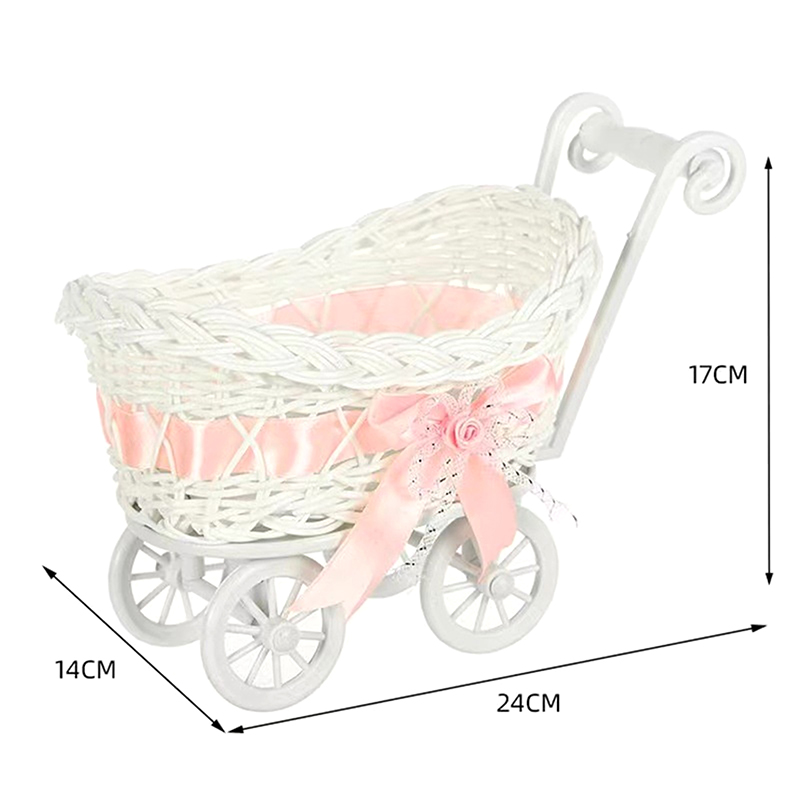 1Pcs Basket Baby Cart Stroller - Rattan Plant Basket 评论和价格