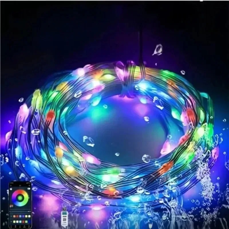 Smart Bluetooth RGB LED String - Home Decor Free App 评论和价格