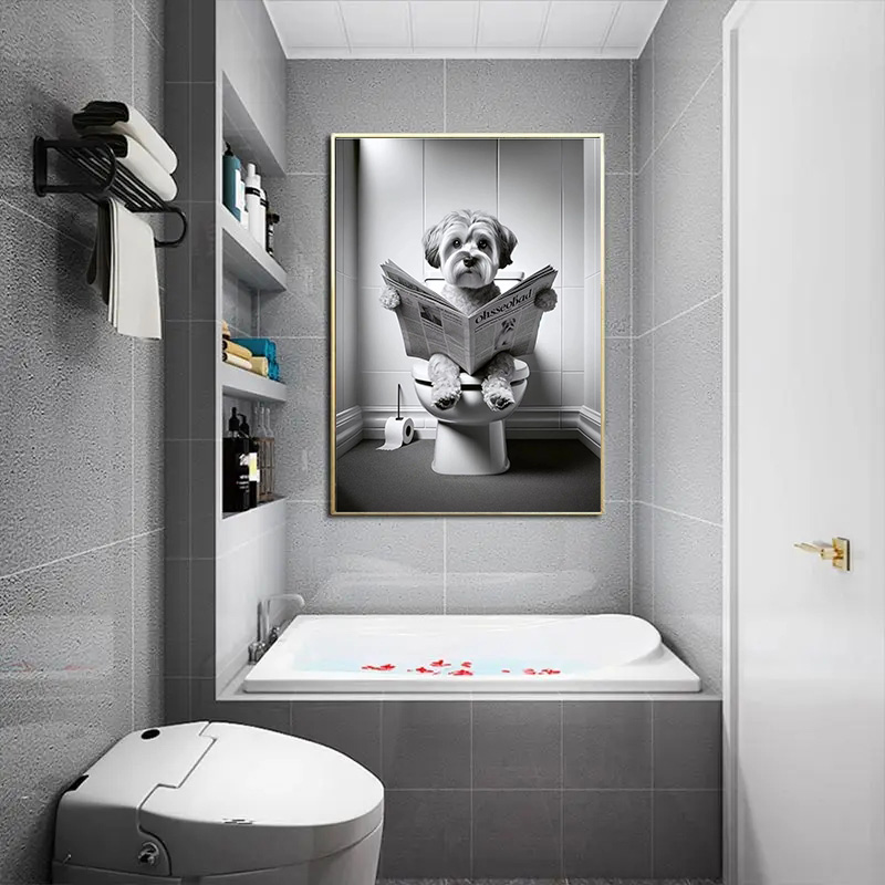 (1pc frameless)Funny Animal Do - Home Decor Magazine 评论和价格