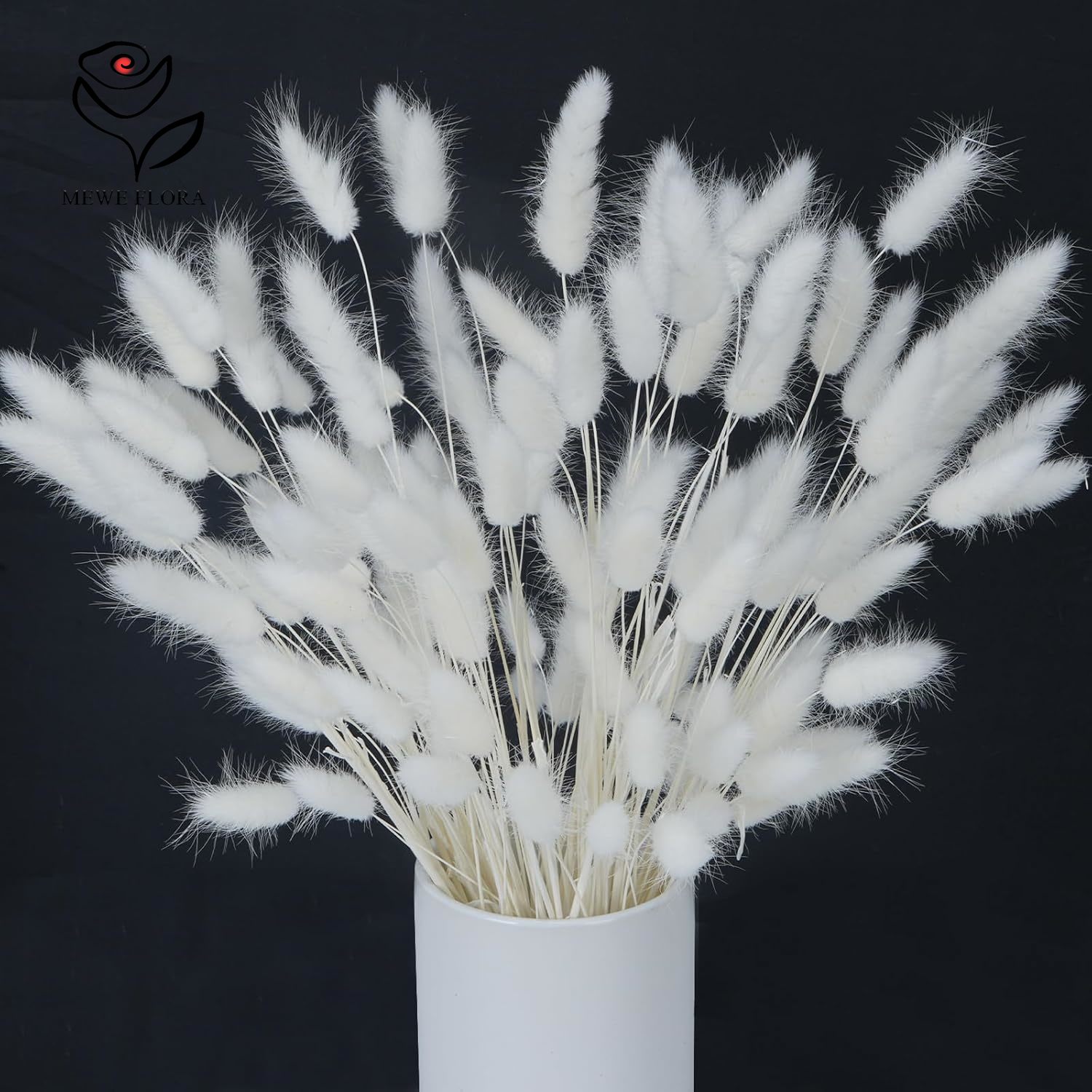 150PCS White Natural Fluffy Ra - Pampas Grass Decor 评论和价格
